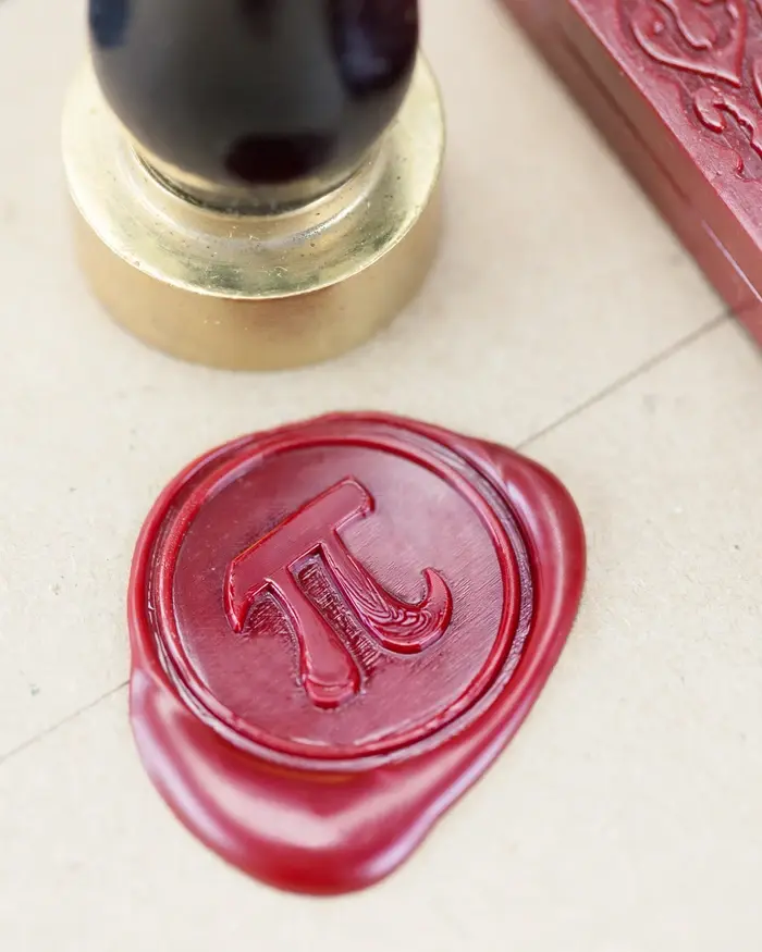 Pi Deluxe Wax Stamp Kit - National Museum Of Mathematics